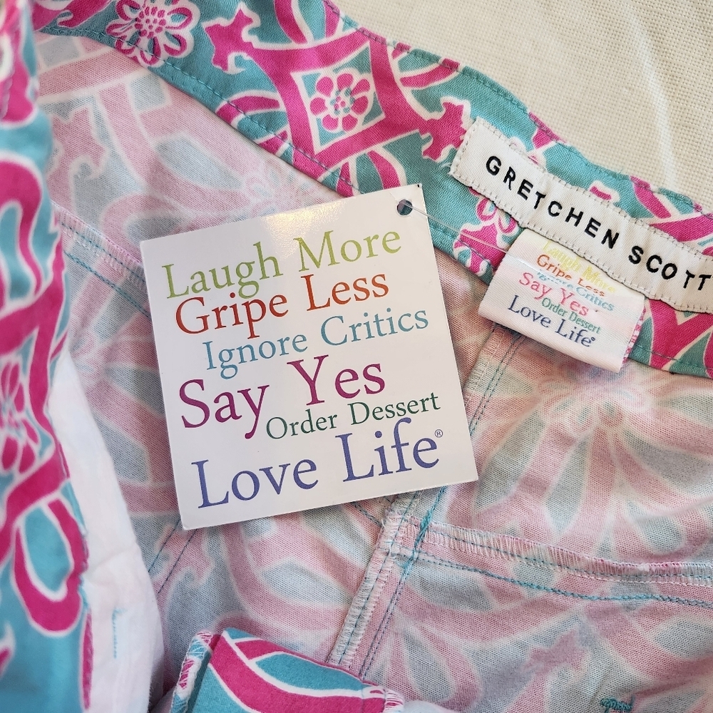 Gretchen Scott Size Large Colorful Patterned Pants - Picture 9 of 10